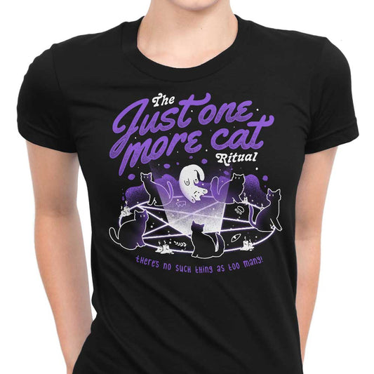 Just One More Cat - Women's Apparel