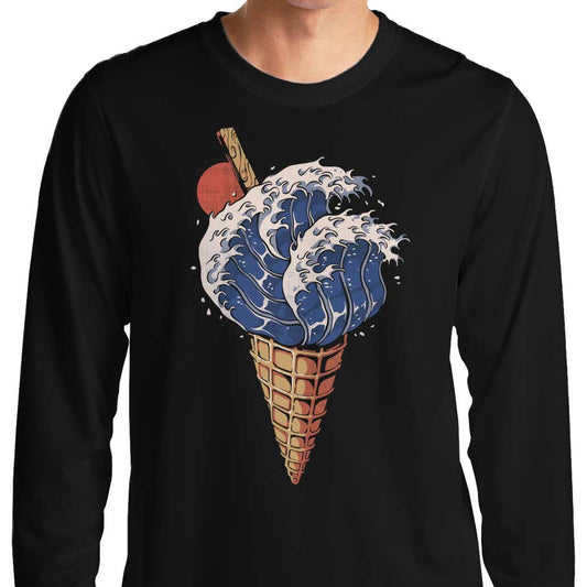 Kanagawa Ice Cream - Long Sleeve T-Shirt