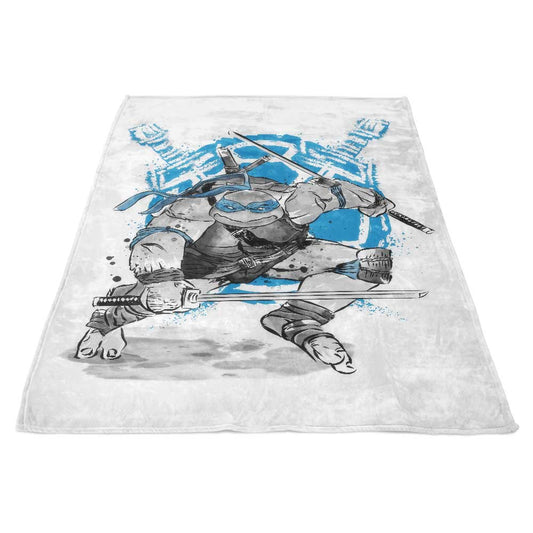 Katanas Sumi-e - Fleece Blanket