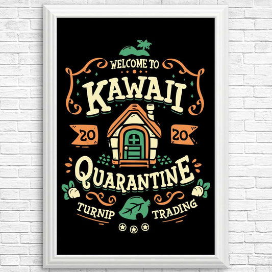 Kawaii Quarantine - Posters & Prints
