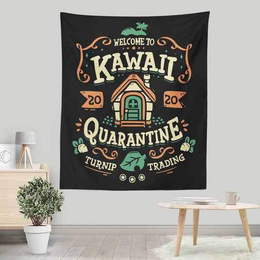 Kawaii Quarantine - Wall Tapestry