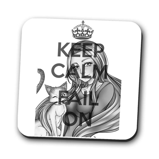 Keep Calm and Fail On - Coasters