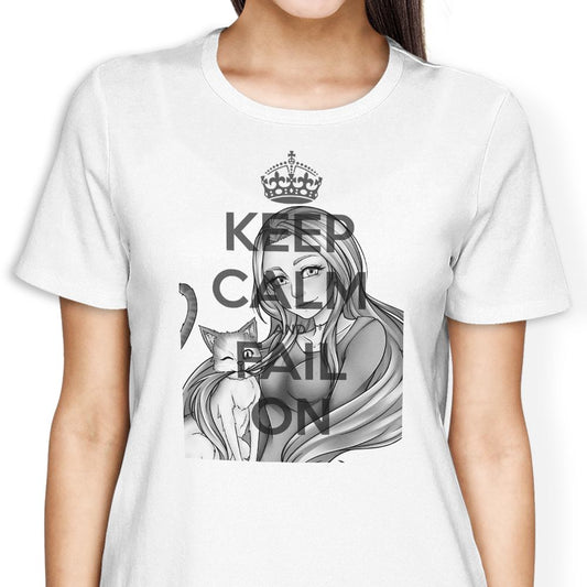 Keep Calm and Fail On - Women's Apparel