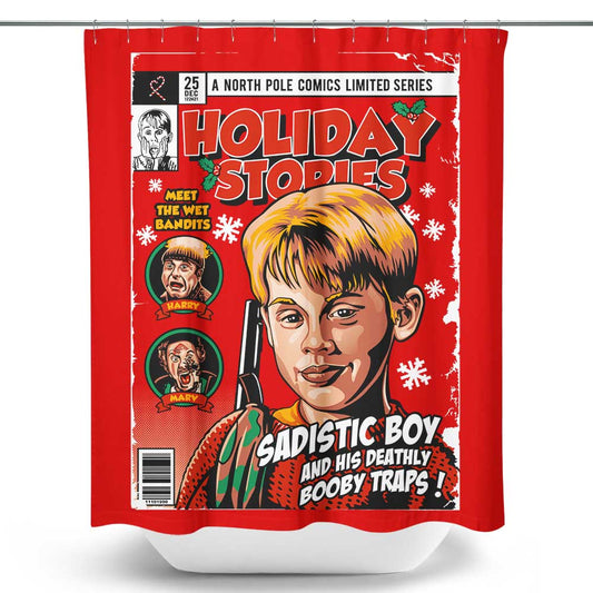 Kevin's Holiday Stories - Shower Curtain