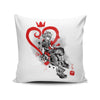 Keyblade Kingdom Sumi-e - Throw Pillow