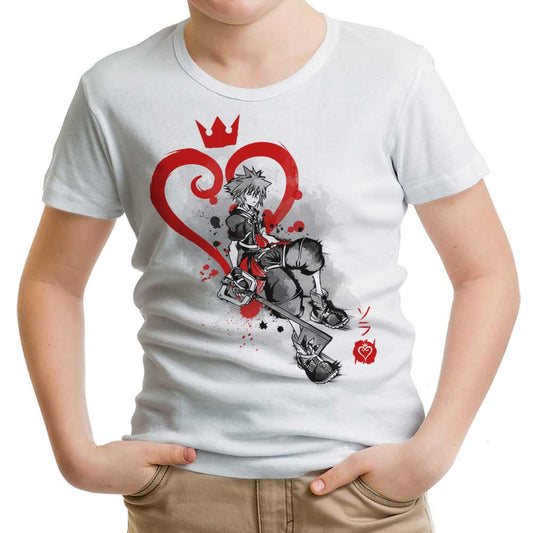 Keyblade Kingdom Sumi-e - Youth Apparel