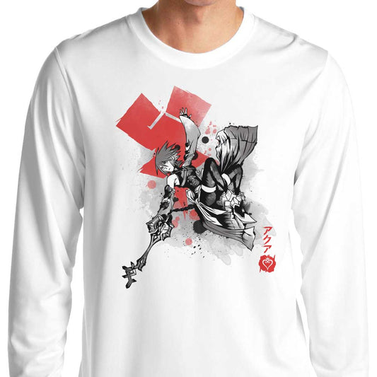 Keyblade Master Sumi-e - Long Sleeve T-Shirt
