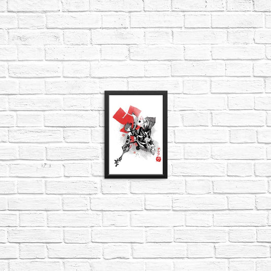 Keyblade Master Sumi-e - Posters & Prints