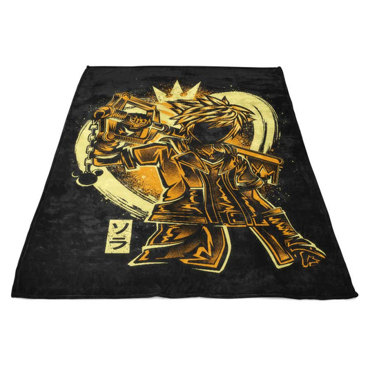 Keyblade Silhouette - Fleece Blanket