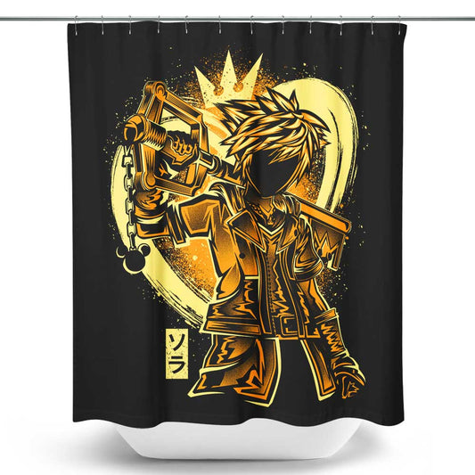 Keyblade Silhouette - Shower Curtain
