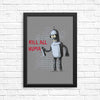 Kill All Humans - Posters & Prints