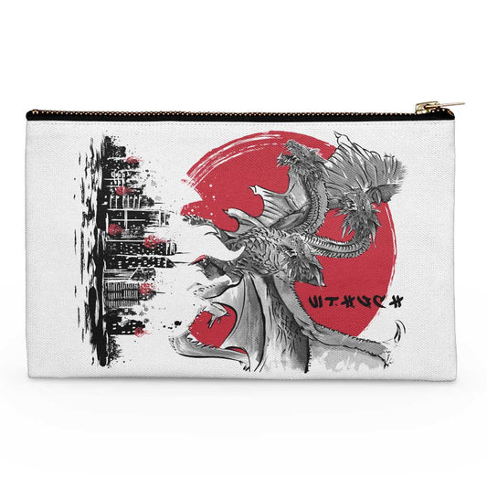 King of Terror Rising Sumi-e - Accessory Pouch