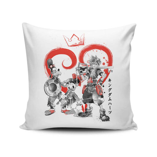 Kingdom Sumi-e - Throw Pillow
