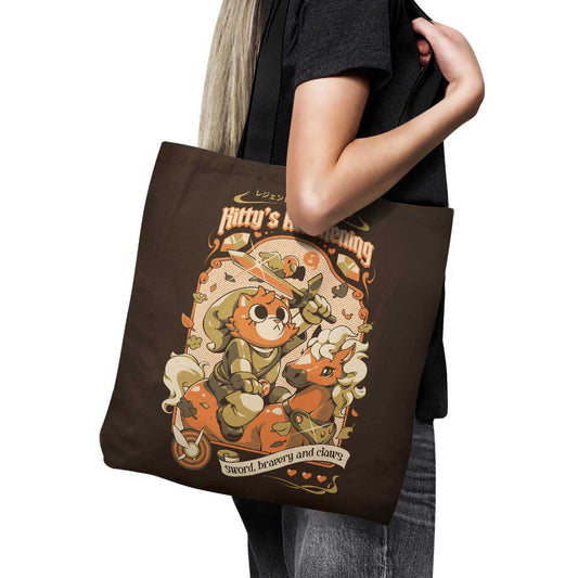 Kitty's Awakening - Tote Bag