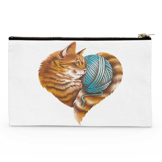 Knitting Kitten Love - Accessory Pouch