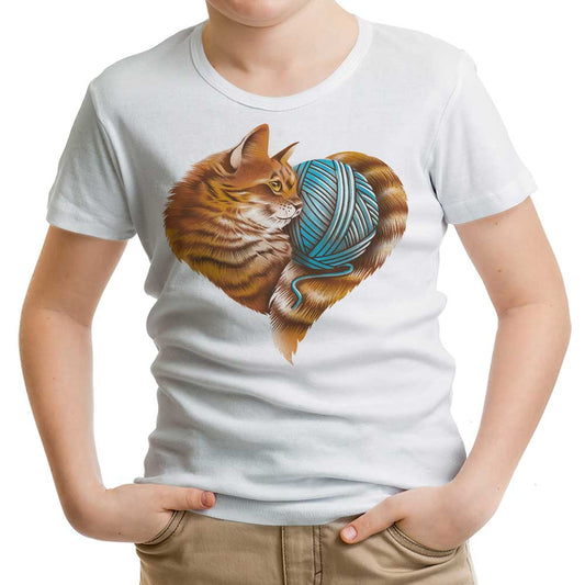 Knitting Kitten Love - Youth Apparel