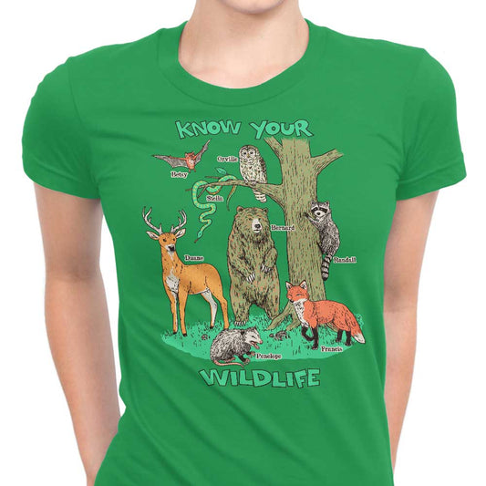Know Your Wildlife - Women's Apparel