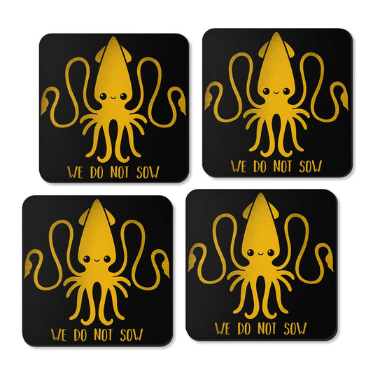 Kraken Kawaii - Coasters