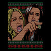 Ladies Yelling Sweater - Wall Tapestry