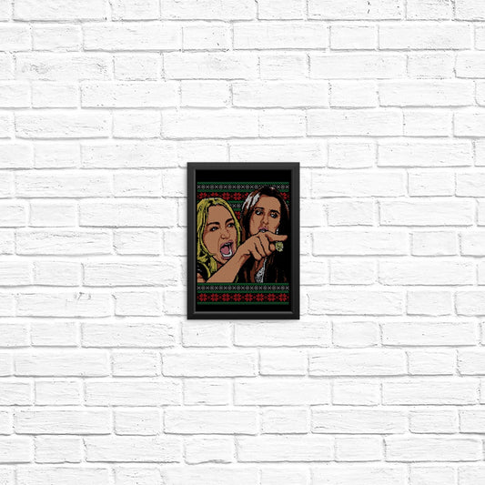 Ladies Yelling Sweater - Posters & Prints