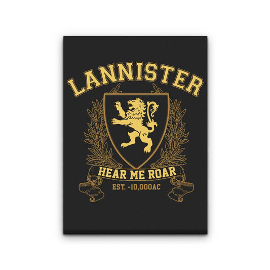 Lannister University - Canvas Print