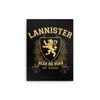 Lannister University - Metal Print
