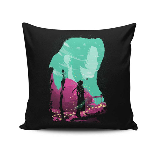 Last Ancient Landscape - Throw Pillow