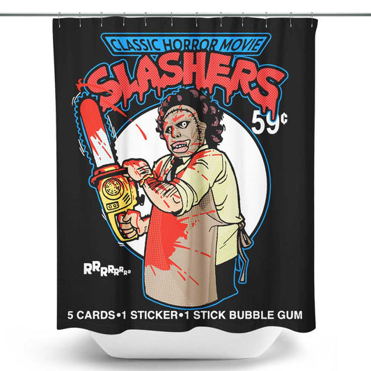 Leather Classic Slashers - Shower Curtain