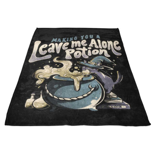 Leave Me Alone - Fleece Blanket