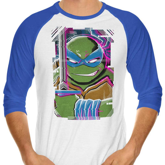 Leo Glitch - 3/4 Sleeve Raglan T-Shirt