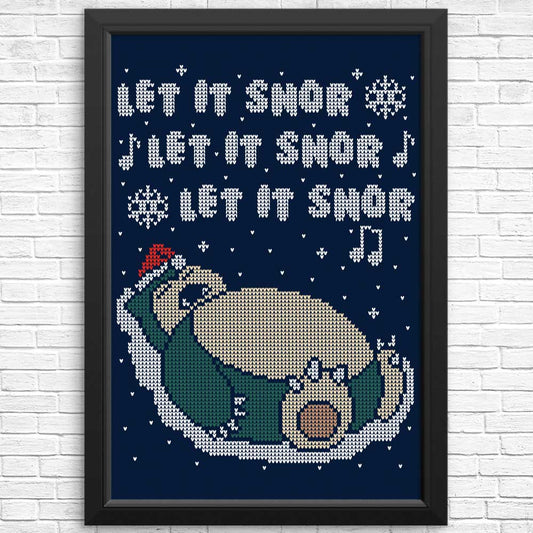 Let it Snor - Posters & Prints