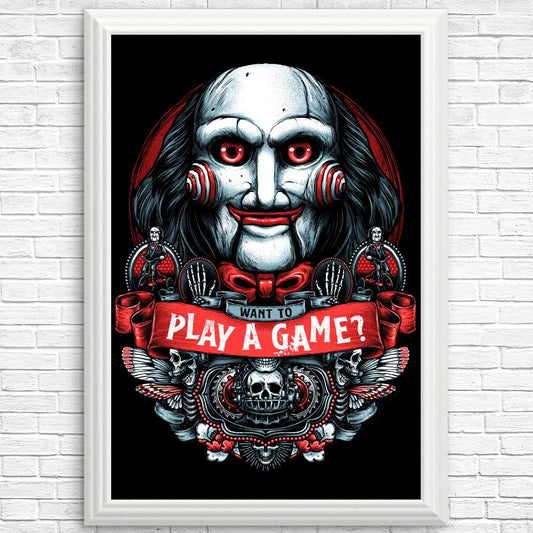 Let's Play a Game - Posters & Prints