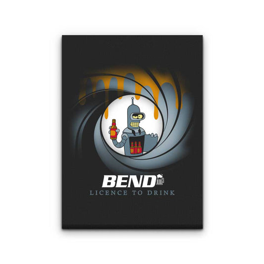 Licensed to Drink - Canvas Print