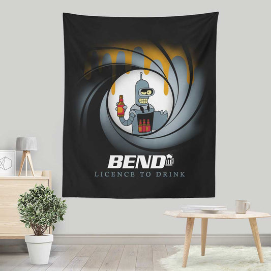 Licensed to Drink - Wall Tapestry