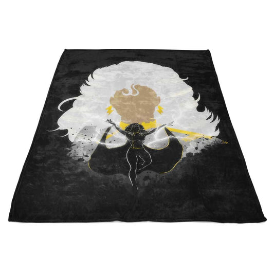 Lightning Landscape - Fleece Blanket