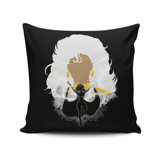 Lightning Landscape - Throw Pillow