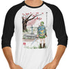 Link to the Watercolor - 3/4 Sleeve Raglan T-Shirt