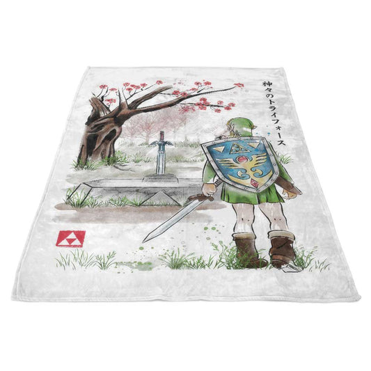 Link to the Watercolor - Fleece Blanket