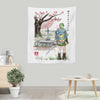 Link to the Watercolor - Wall Tapestry