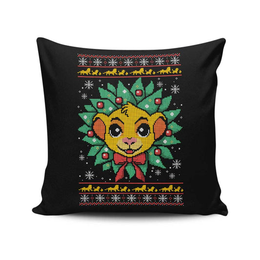 Lion Christmas - Throw Pillow