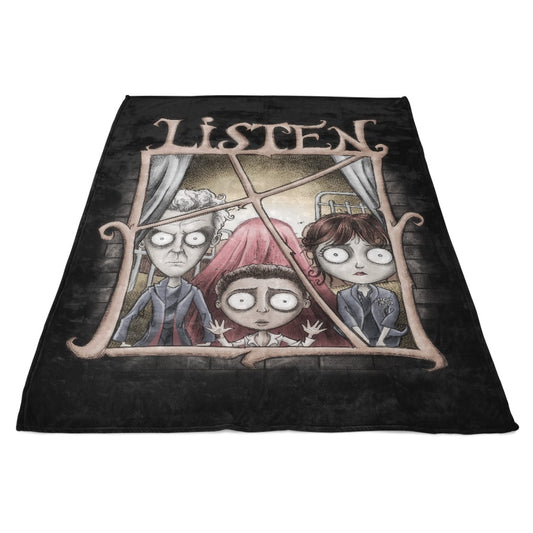 Listen - Fleece Blanket