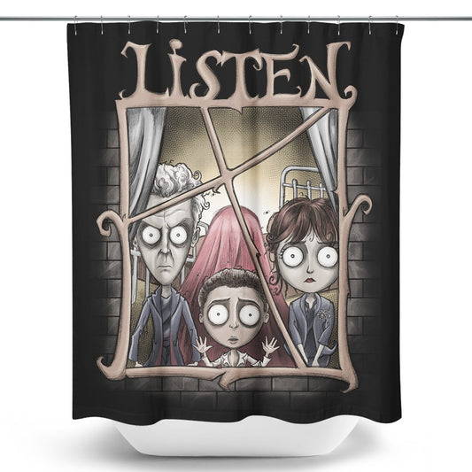 Listen - Shower Curtain