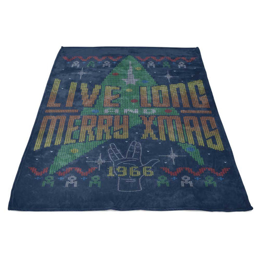 Live Long Ugly Sweater - Fleece Blanket