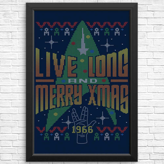 Live Long Ugly Sweater - Posters & Prints