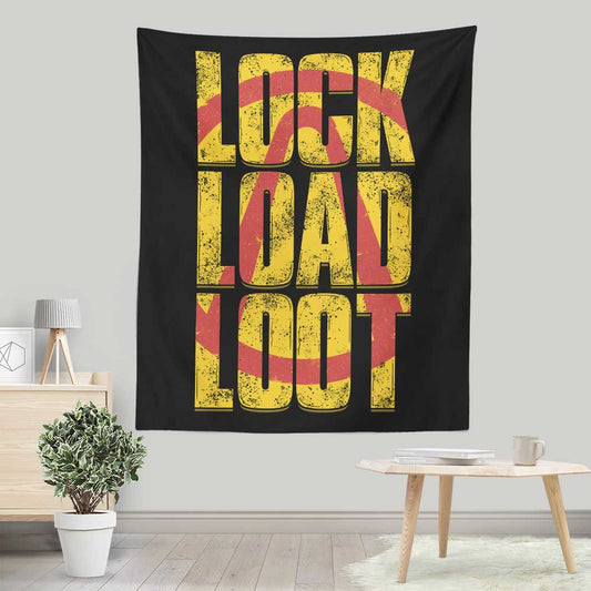 Lock Load Loot - Wall Tapestry