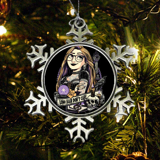 Long Hair, Don't Care - Ornament