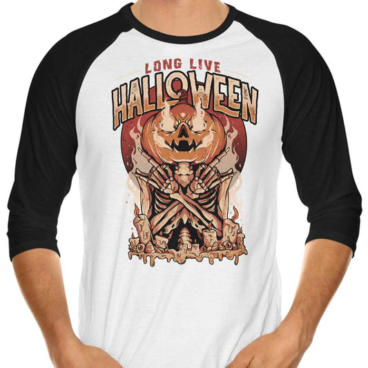 Long Live Halloween - 3/4 Sleeve Raglan T-Shirt
