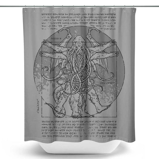 Lovecraftian Man - Shower Curtain