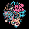 Mad World Cat - Metal Print