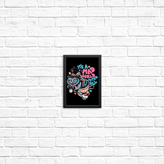 Mad World Cat - Posters & Prints
